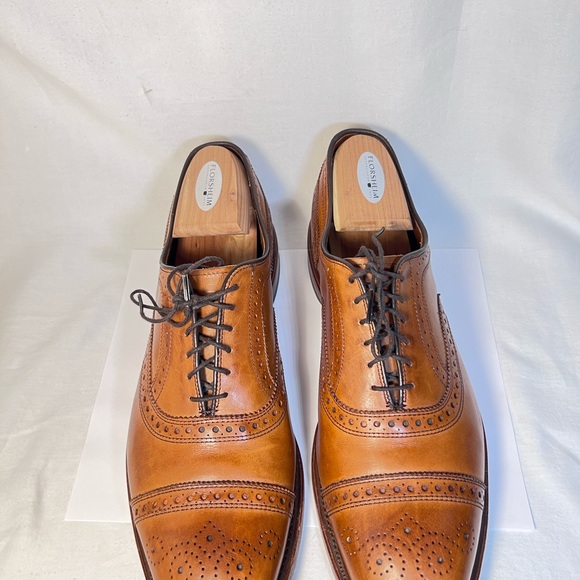 Allen Edmonds Strand Cap Toe Oxford Walnut Brown Leather Shoes Size US 11.5 D. - Picture 3 of 6